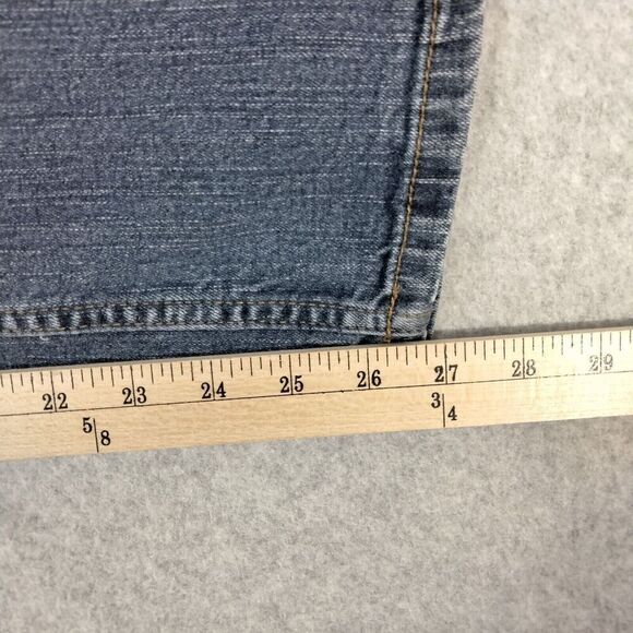 Woolrich Womens Blue Jeans Size 6 Petite x 26 Medium Wash Bootcut Denim - Picture 6 of 10